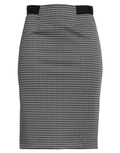 Emisphere Woman Mini Skirt Black Size 12 Polyester, Polyamide, Elastane