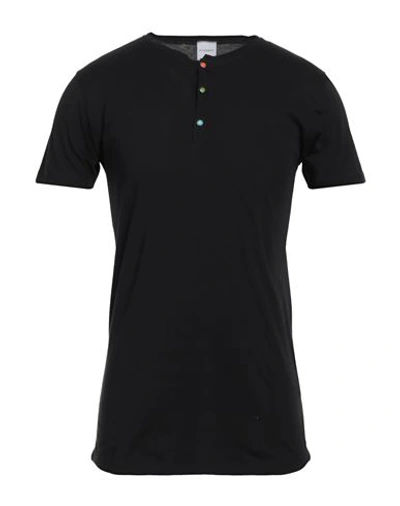 Stilosophy Man T-shirt Black Size S Cotton