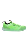 Reebok Man Sneakers Acid Green Size 4.5 Textile Fibers In Green