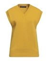 Department 5 Woman Sweater Mustard Size M Merino Wool In Yellow