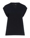 Department Five Department 5 Woman Sweater Midnight Blue Size S Merino Wool In Blue