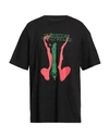 Psych World Man T-shirt Black Size Xl Cotton In Black