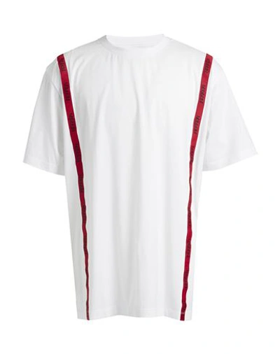 Ferrari Man T-shirt White Size Xxl Cotton