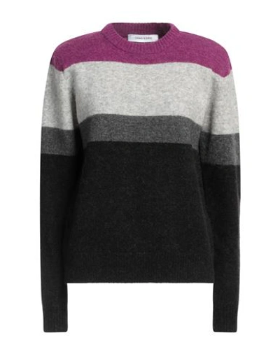 Emma & Gaia Woman Sweater Black Size 6 Wool, Alpaca Wool, Polyamide, Elastane