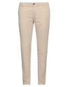 Yan Simmon Man Pants Beige Size 40 Cotton, Modal, Elastane