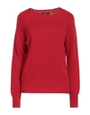 Aragona Woman Sweater Burgundy Size 10 Cashmere In Red