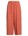 Alysi Woman Pants Orange Size 6 Virgin Wool In Orange
