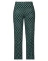 True Royal Woman Pants Green Size 8 Polyester, Virgin Wool, Elastane In Green
