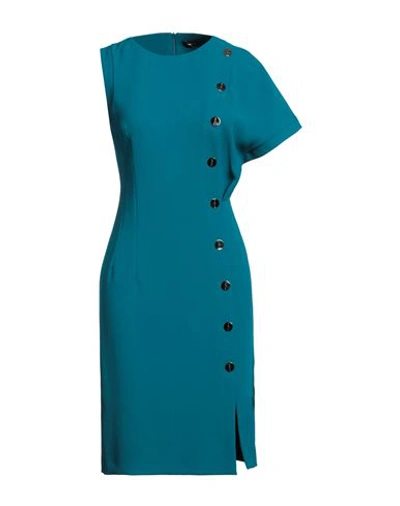 Simona Corsellini Woman Midi Dress Deep Jade Size 8 Polyester In Green