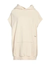 Hinnominate Woman Sweatshirt Ivory Size M Cotton In White