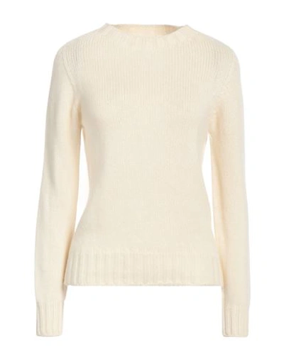 Aragona Woman Sweater Ivory Size 10 Cashmere In White