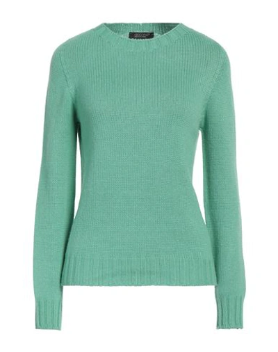 ARAGONA ARAGONA WOMAN SWEATER LIGHT GREEN SIZE 6 CASHMERE