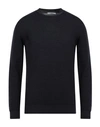 At.p.co At. P.co Man Sweater Midnight Blue Size L Merino Wool