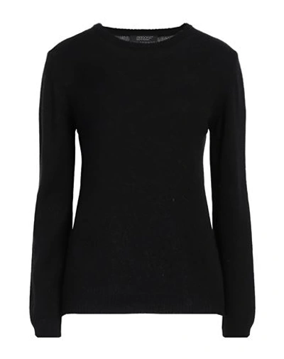 Aragona Woman Sweater Black Size 10 Cashmere