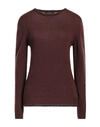 Aragona Woman Sweater Cocoa Size 10 Cashmere In Brown