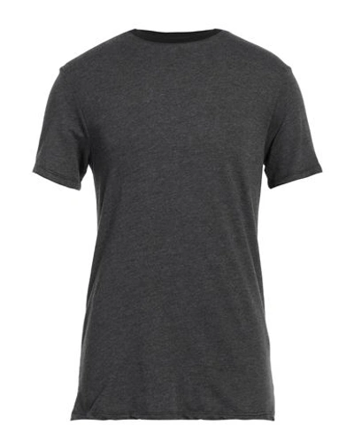 Stilosophy Man T-shirt Lead Size Xl Cotton, Polyester In Grey