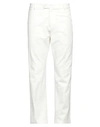 Daniele Alessandrini Man Pants White Size 34 Cotton, Elastane