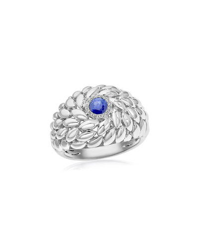 Diana M. Fine Jewelry 14k 0.42 Ct. Tw. Diamond & Sapphire Ring