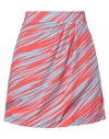 Silvian Heach Woman Mini Skirt Light Blue Size 4 Polyester, Elastane