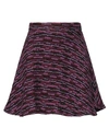 Pho® Firenze Pho Firenze Woman Mini Skirt Purple Size Xs Acrylic, Wool, Polyamide, Polyester, Metallic Fiber