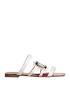 Roger Vivier Woman Sandals Ivory Size 8 Soft Leather In White