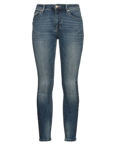 Armani Exchange Woman Jeans Blue Size 28 Cotton, Polyester, Elastane
