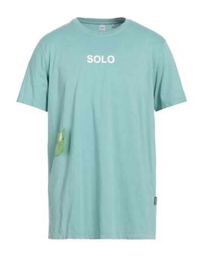 Aspesi Man T-shirt Light Green Size 3xl Cotton In Green