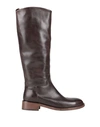 Paola Ferri Woman Knee Boots Cocoa Size 11 Soft Leather In Brown