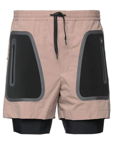 Dsquared2 Man Shorts & Bermuda Shorts Beige Size 34 Cotton, Elastane, Polyamide