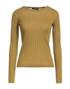 Aragona Woman Sweater Military Green Size 10 Wool