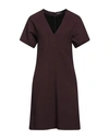Department 5 Woman Mini Dress Deep Purple Size 6 Polyester, Viscose, Elastane