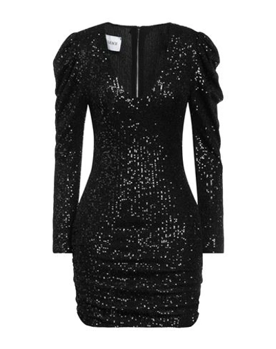 Silvian Heach Woman Short Dress Black Size 4 Polyester