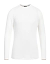 Rossopuro Man Sweater White Size 4 Cotton