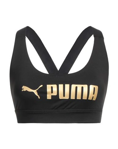 Puma Woman Top Black Size Xs Polyester, Elastane, Polyamide
