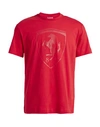 Scuderia Ferrari Man T-shirt Red Size Xxl Cotton In Red