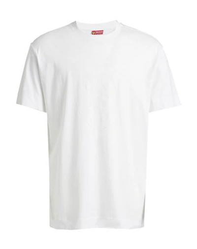 Scuderia Ferrari Man T-shirt White Size Xxl Cotton