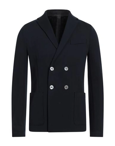 Harris Wharf London Man Suit Jacket Midnight Blue Size 44 Cotton