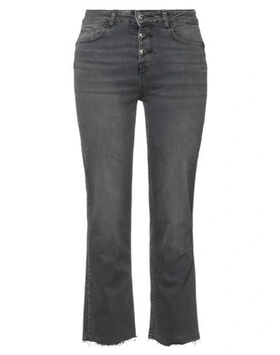 Liu •jo Woman Jeans Steel Grey Size 25 Cotton, Elastane