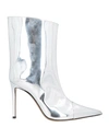 Alexandre Vauthier Pointed-toe 105mm Ankle Boots In Silver