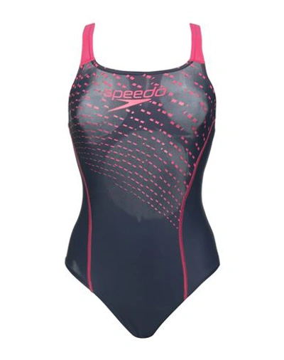 Speedo Woman Performance Wear Midnight Blue Size 00 Recycled Polyamide, Elastane