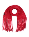 Ottod'ame Woman Scarf Red Size - Wool, Polyamide