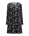 Manila Grace Woman Mini Dress Steel Grey Size 4 Polyester, Elastane