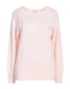 Max Mara Woman Sweater Light Pink Size L Virgin Wool