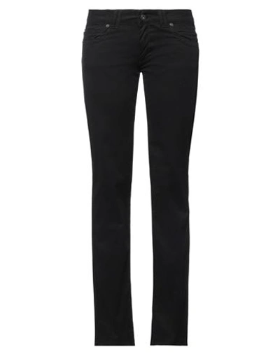 Ungaro Fever Woman Pants Black Size 30 Cotton, Elastane