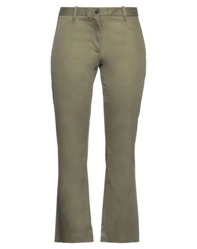 Nine:inthe:morning Nine In The Morning Woman Pants Military Green Size 29 Cotton, Elastane
