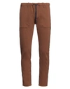 Bob Man Pants Brown Size 34 Viscose, Polyamide, Elastane