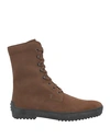 Tod's Ankle Boots In Brown