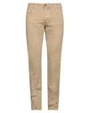 Hand Picked Man Pants Camel Size 38 Cotton In Beige