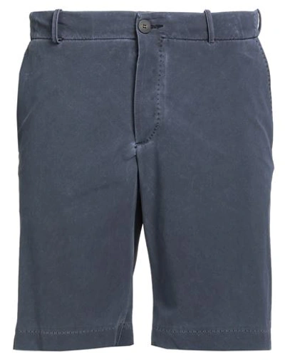 Rrd Man Shorts & Bermuda Shorts Slate Blue Size 44 Polyamide, Elastane