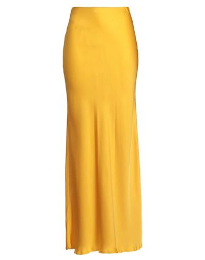 Tessa . Woman Long Skirt Yellow Size 8 Viscose